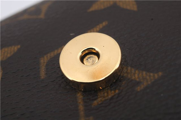 Authentic Louis Vuitton Monogram Pochette Twin GM Shoulder Bag M51852 LV 8815D