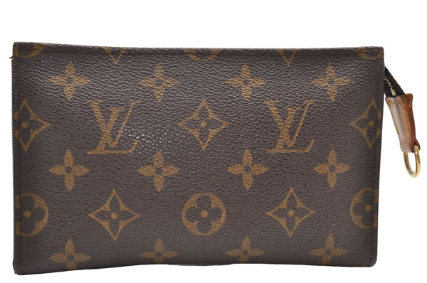 Authentic Louis Vuitton Monogram Pouch For Bucket PM LV 8816D