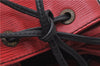 Auth LOUIS VUITTON Epi Petit Noe Bi-color Black x Red M44172 Shoulder Bag 8817C