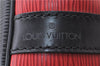 Auth LOUIS VUITTON Epi Petit Noe Bi-color Black x Red M44172 Shoulder Bag 8817C