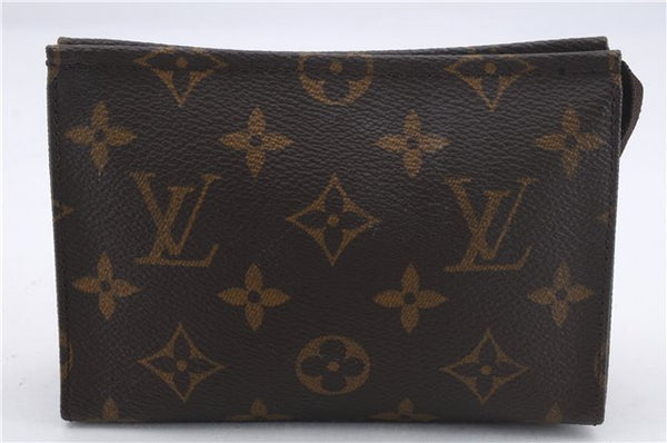 Auth Louis Vuitton Monogram Poche Toilette 15 Cosmetics Pouch M47546 LV 8818D