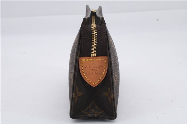 Auth Louis Vuitton Monogram Poche Toilette 15 Cosmetics Pouch M47546 LV 8818D