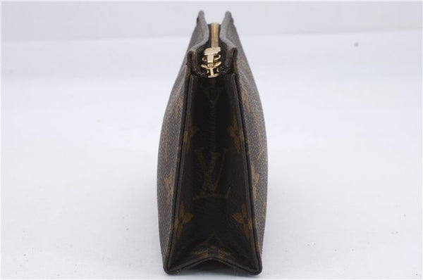 Auth Louis Vuitton Monogram Poche Toilette 15 Cosmetics Pouch M47546 LV 8818D