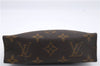 Auth Louis Vuitton Monogram Poche Toilette 15 Cosmetics Pouch M47546 LV 8818D