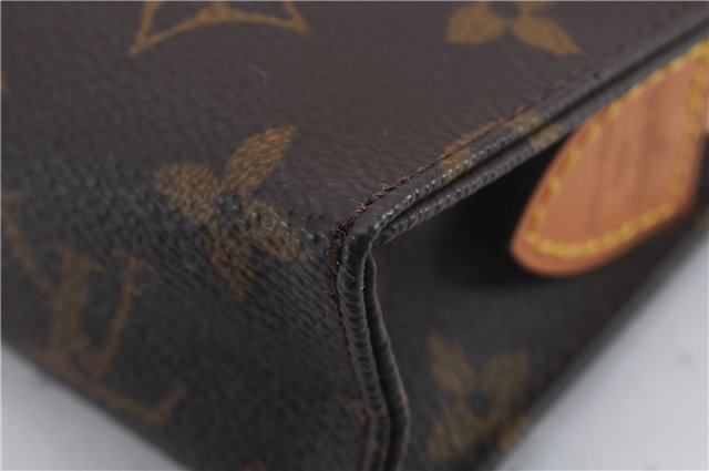 Auth Louis Vuitton Monogram Poche Toilette 15 Cosmetics Pouch M47546 LV 8818D