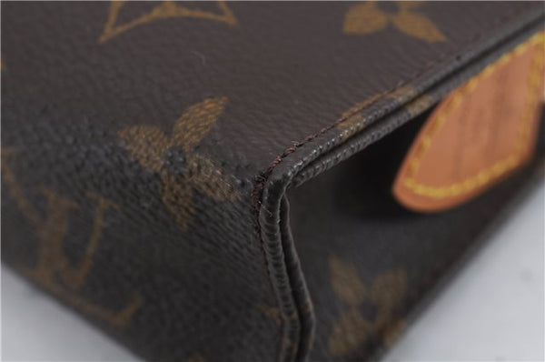 Auth Louis Vuitton Monogram Poche Toilette 15 Cosmetics Pouch M47546 LV 8818D