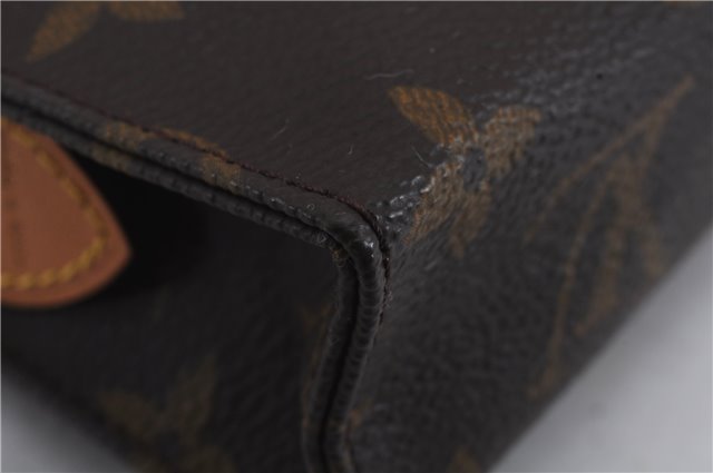 Auth Louis Vuitton Monogram Poche Toilette 15 Cosmetics Pouch M47546 LV 8818D