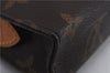 Auth Louis Vuitton Monogram Poche Toilette 15 Cosmetics Pouch M47546 LV 8818D
