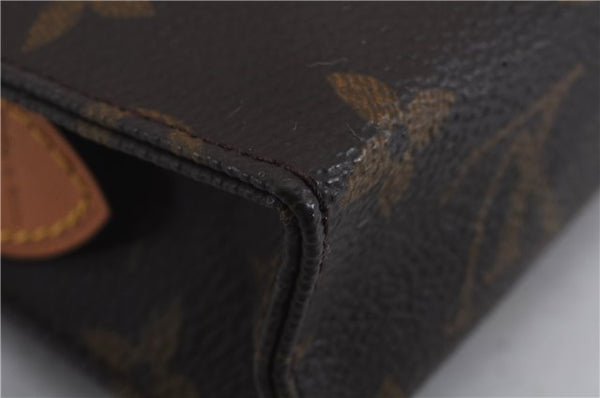 Auth Louis Vuitton Monogram Poche Toilette 15 Cosmetics Pouch M47546 LV 8818D