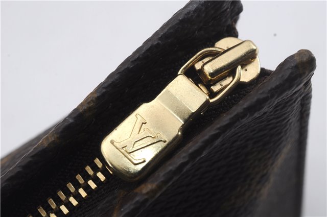 Auth Louis Vuitton Monogram Poche Toilette 15 Cosmetics Pouch M47546 LV 8818D
