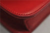 Authentic CHANEL Lamb Skin Matelasse Chain Shoulder Bag Purse Red Junk 8819D