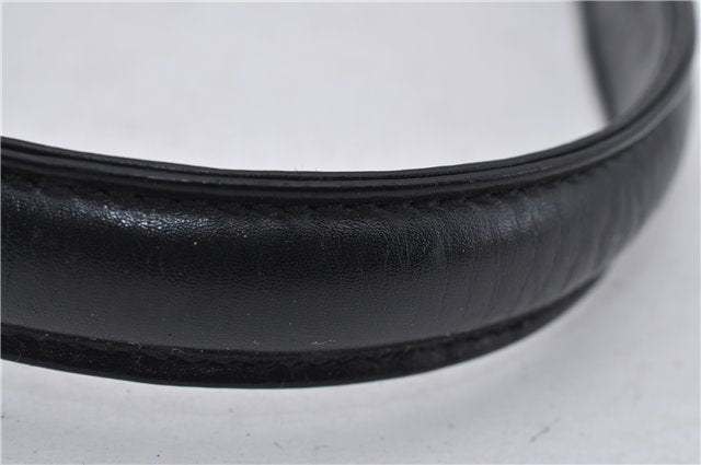 Authentic GUCCI Shoulder Hand Bag Purse Leather Black 8820D