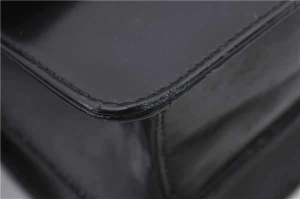 Authentic GUCCI Shoulder Hand Bag Purse Leather Black 8820D