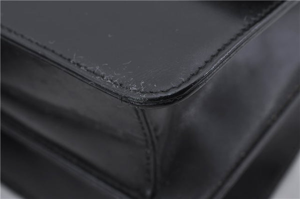 Authentic GUCCI Shoulder Hand Bag Purse Leather Black 8820D