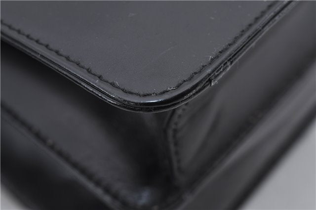 Authentic GUCCI Shoulder Hand Bag Purse Leather Black 8820D