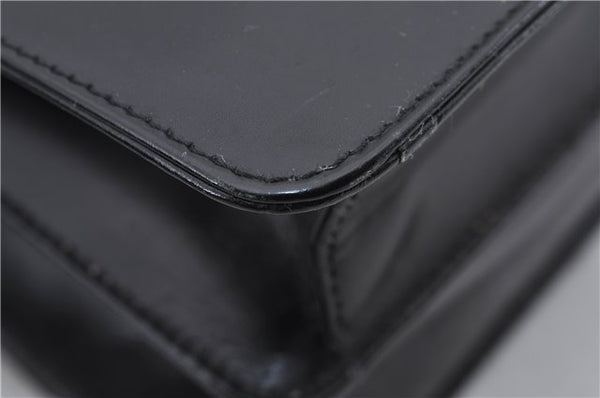 Authentic GUCCI Shoulder Hand Bag Purse Leather Black 8820D