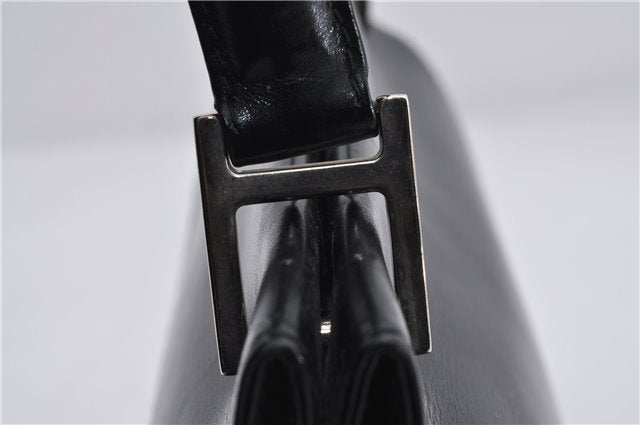 Authentic GUCCI Shoulder Hand Bag Purse Leather Black 8820D