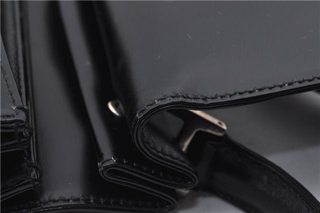 Authentic GUCCI Shoulder Hand Bag Purse Leather Black 8820D