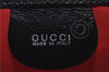 Authentic GUCCI Shoulder Hand Bag Purse Leather Black 8820D