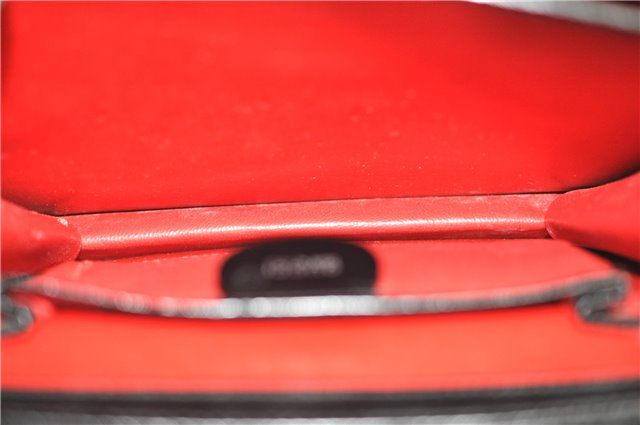 Authentic GUCCI Shoulder Hand Bag Purse Leather Black 8820D