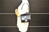 Authentic GUCCI Shoulder Hand Bag Purse Leather Black 8820D