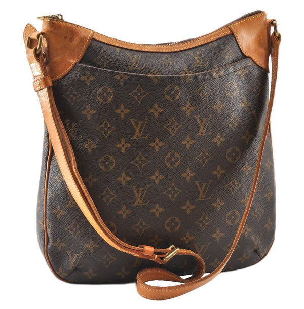Authentic Louis Vuitton Monogram Odeon MM Shoulder Cross Bag M56389 LV 8822F