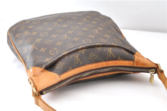 Authentic Louis Vuitton Monogram Odeon MM Shoulder Cross Bag M56389 LV 8822F