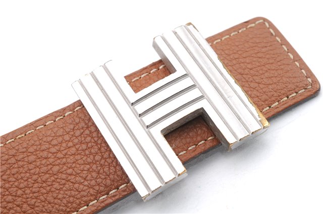 Auth HERMES Ladies Leather Belt Reversible Size 65cm 25.6