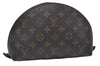 Louis Vuitton Monogram Trousse Demi Ronde 23 Cosmetic Pouch M47520 Junk 8826D