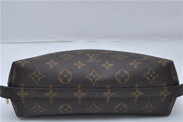 Louis Vuitton Monogram Trousse Demi Ronde 23 Cosmetic Pouch M47520 Junk 8826D