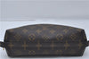 Louis Vuitton Monogram Trousse Demi Ronde 23 Cosmetic Pouch M47520 Junk 8826D