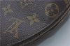 Louis Vuitton Monogram Trousse Demi Ronde 23 Cosmetic Pouch M47520 Junk 8826D