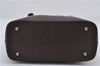 Authentic BURBERRY Vintage Nova Check Canvas Leather Hand Bag Beige Brown 8827D