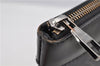 Auth Louis Vuitton Monogram Eclipse Pochette Discovery M62291 Clutch Bag 8827F