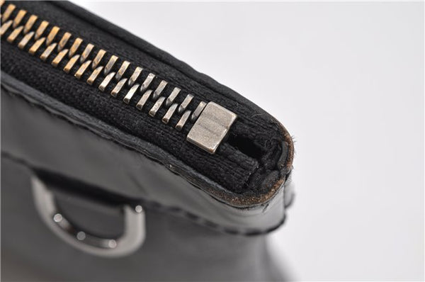 Auth Louis Vuitton Monogram Eclipse Pochette Discovery M62291 Clutch Bag 8827F