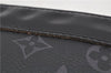 Auth Louis Vuitton Monogram Eclipse Pochette Discovery M62291 Clutch Bag 8827F