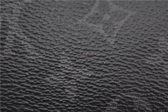 Auth Louis Vuitton Monogram Eclipse Pochette Discovery M62291 Clutch Bag 8827F