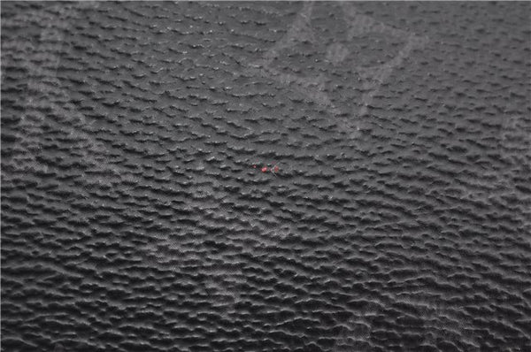 Auth Louis Vuitton Monogram Eclipse Pochette Discovery M62291 Clutch Bag 8827F