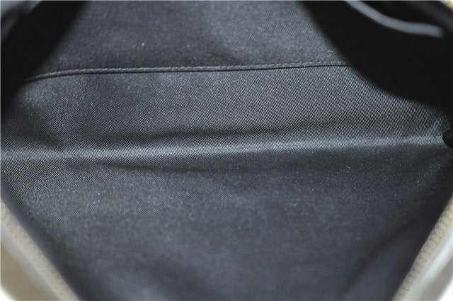 Auth Louis Vuitton Monogram Eclipse Pochette Discovery M62291 Clutch Bag 8827F