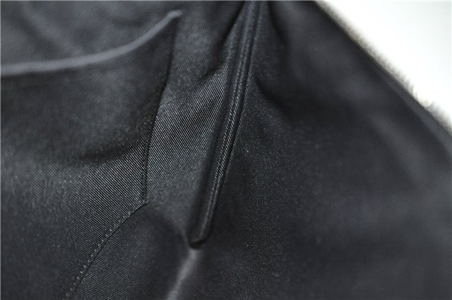 Auth Louis Vuitton Monogram Eclipse Pochette Discovery M62291 Clutch Bag 8827F