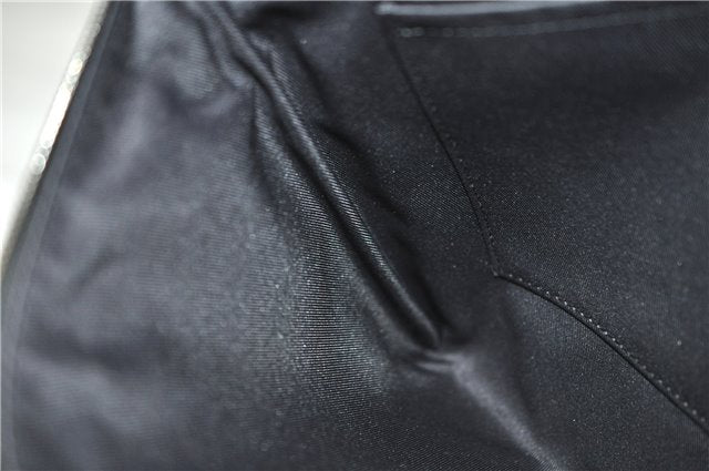 Auth Louis Vuitton Monogram Eclipse Pochette Discovery M62291 Clutch Bag 8827F