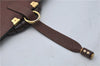 Authentic Chloe Marcie Large Shoulder Hand Bag Leather Brown 8828D