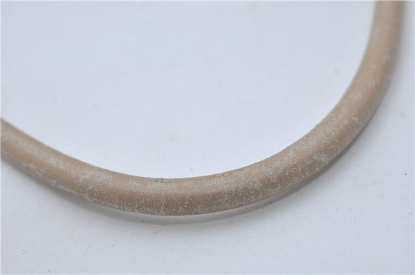 Authentic GUCCI Shoulder Hand Bag GG Canvas Leather 01233 Beige 8830D