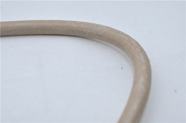 Authentic GUCCI Shoulder Hand Bag GG Canvas Leather 01233 Beige 8830D