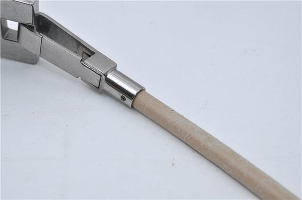 Authentic GUCCI Shoulder Hand Bag GG Canvas Leather 01233 Beige 8830D