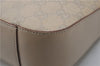 Authentic GUCCI Shoulder Hand Bag GG Canvas Leather 01233 Beige 8830D