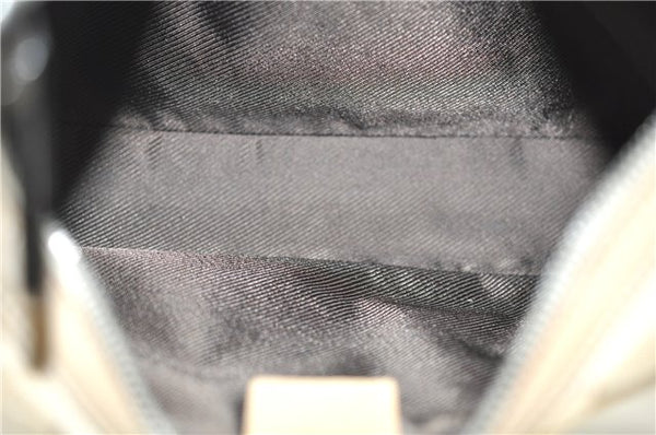 Authentic GUCCI Shoulder Hand Bag GG Canvas Leather 01233 Beige 8830D