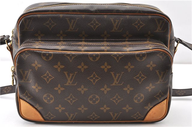 Authentic Louis Vuitton Monogram Nile Shoulder Cross Body Bag M45244 LV 8830F