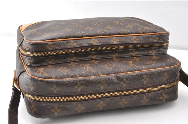 Authentic Louis Vuitton Monogram Nile Shoulder Cross Body Bag M45244 LV 8830F