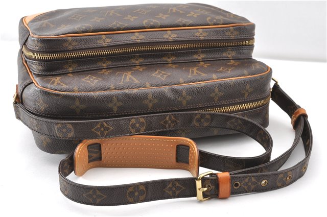 Authentic Louis Vuitton Monogram Nile Shoulder Cross Body Bag M45244 LV 8830F